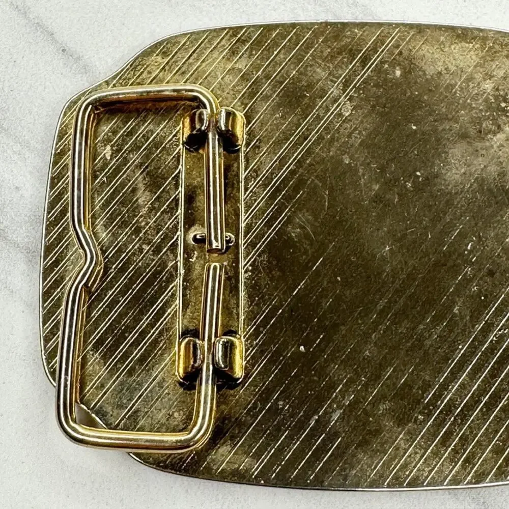 Vintage 100 Years of Liberty 1886 1986 Belt Buckle